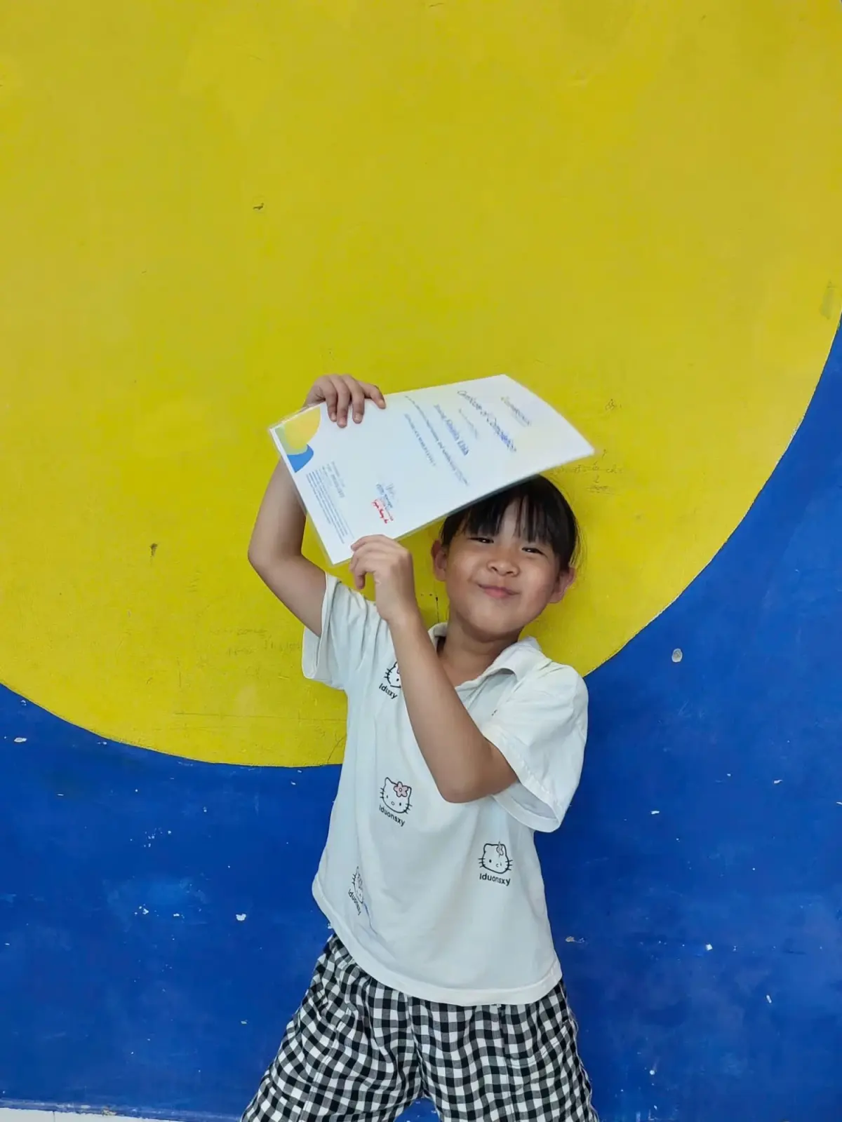 Chứng nhận hoàn thành khoá học đầu tiên