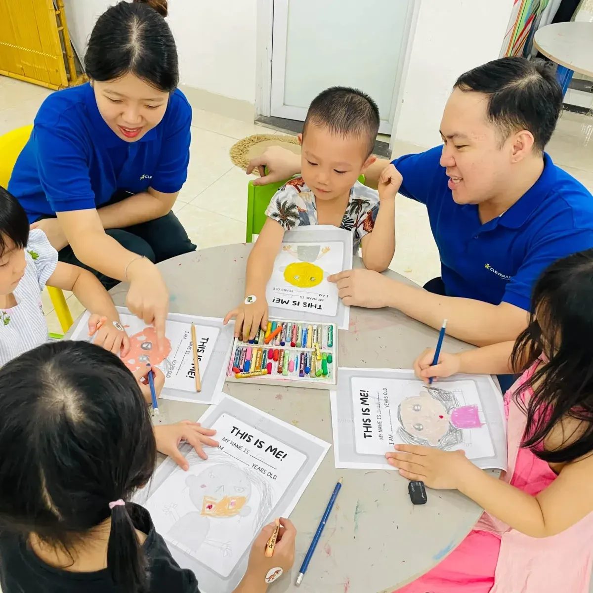 Học viên Clever Kinder tại Clever Junior Long Biên